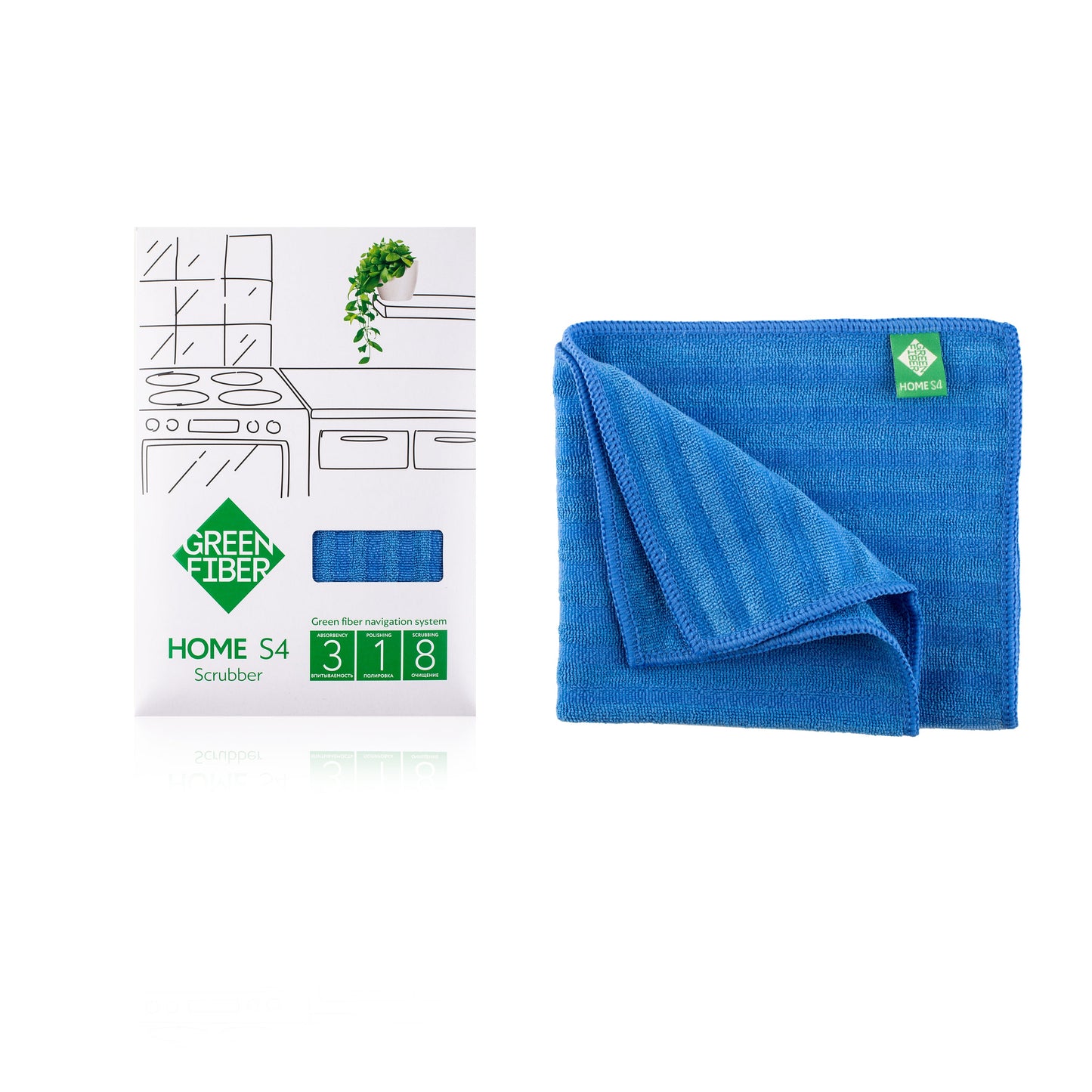 Microfiber Scrubber Cloth